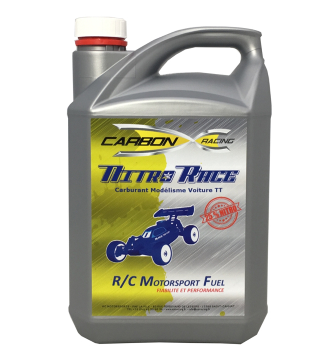 Ou Trouver Du Carburant E25 Achat carburant voiture thermique 25% Nitro Bidon 5L, essence pour