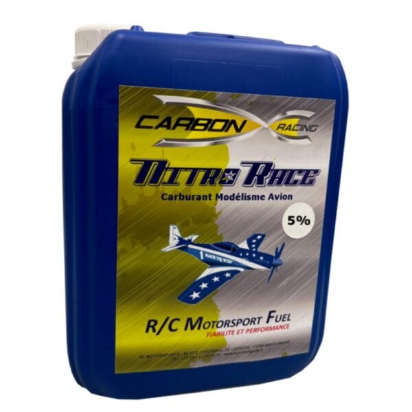 Carburant Avion 2T 5% Nitro - Bidon 5L