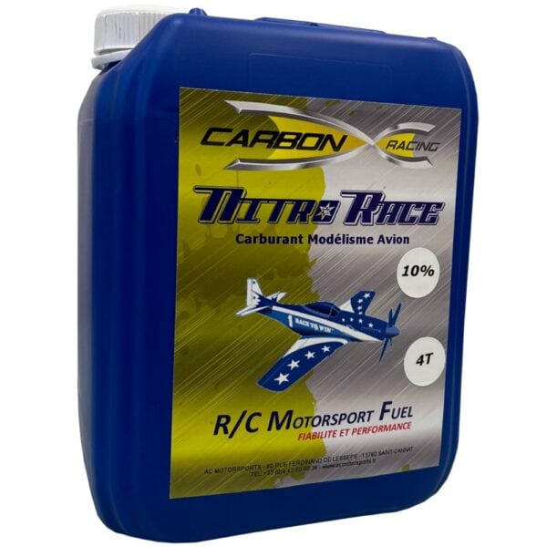 Carburant Avion 4T 10% Nitro - Bidon 5L