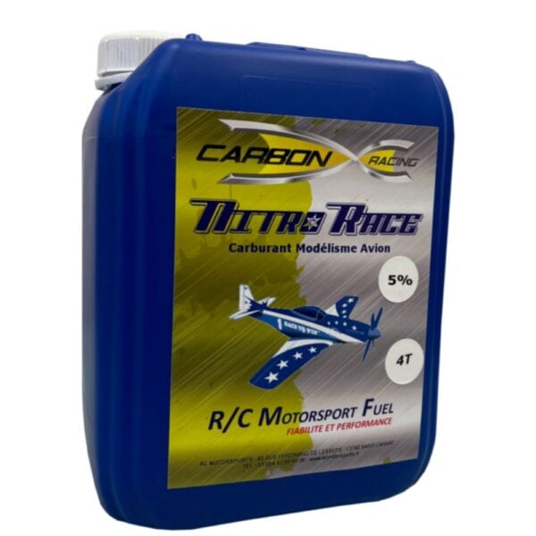 Carburant Avion 4T 5% Nitro - Bidon 5L