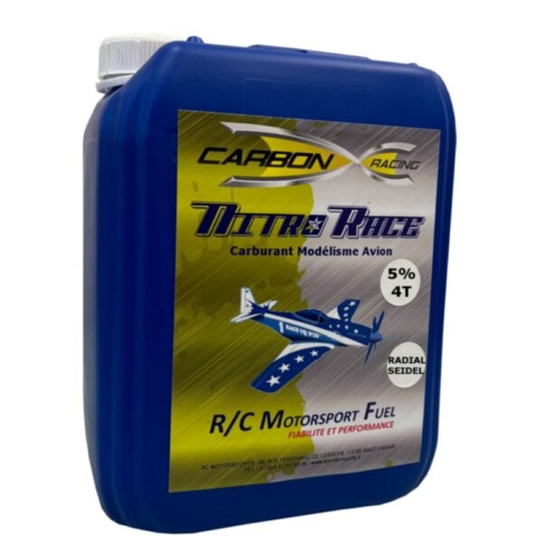 Carburant Avion Radial Seidel 4T 5% Nitro - Bidon 5L