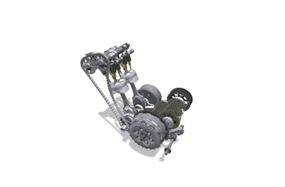 Tribofinition moteur bicylindre - Moto – Image 1